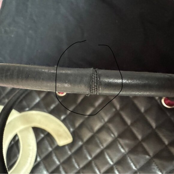 Chanel Ligne Cambon Lambskin Quilted Bag Black - Picture 9 of 15